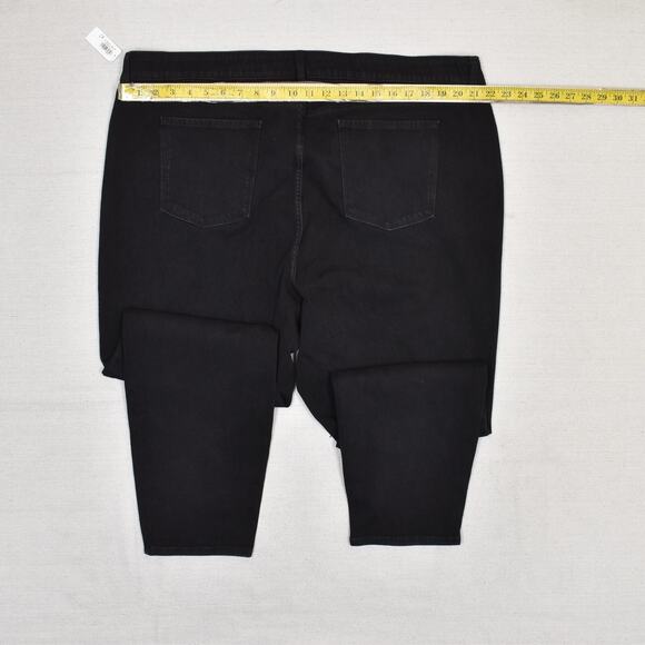 NEW Old Navy Women's Jeans Cotton Blend Black Size 26 Plus 24/7 Sculpt Rockstar - Picture 4 of 8